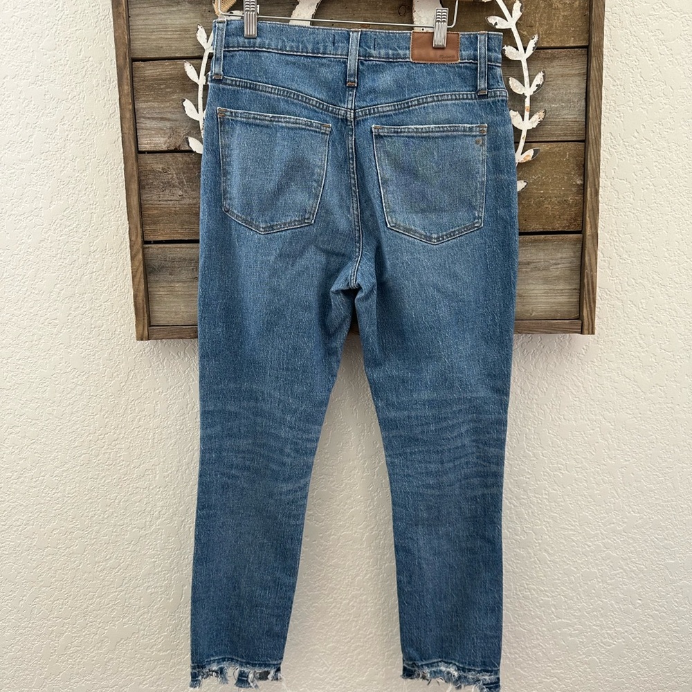 Madewell The High Rise Slim Boy Jean stretchy denim size 26 - Picture 3 of 10